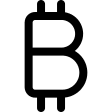 Bitcoin Cryptocurrency Free Open-Source SVG Icon