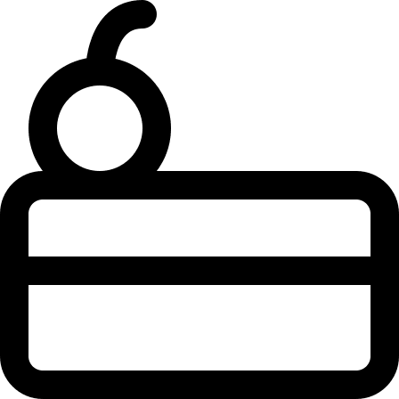 Cake Slice Free Open-Source SVG Icon (Streamline)