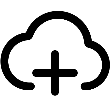 Cloud Addition Feature Free Open-Source SVG Icon (Streamline)