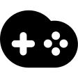 Cloud Gaming Service (Solid) Free Open-Source SVG Icon