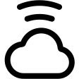 Cloud WiFi Connection Free Open-Source SVG Icon