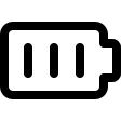 Full Phone Battery Charge Indicator (Streamline) Free Open-Source SVG Icon