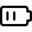 Medium Battery Charge for Mobile Device (Streamline) Free Open-Source SVG Icon