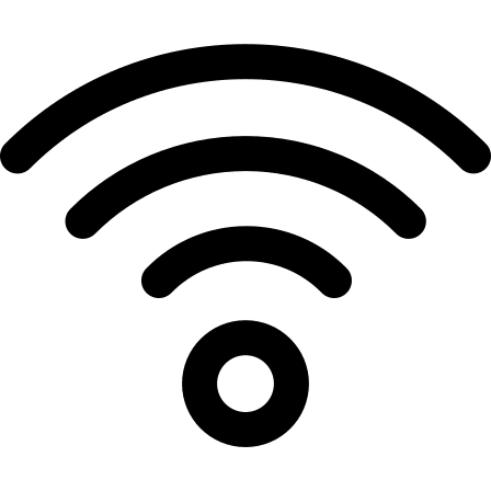 Wireless Internet Connection for Computer Network (Streamline) Free Open-Source SVG Icon (Streamline)