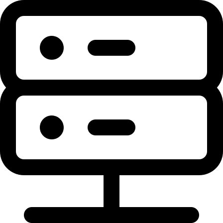 Server to Server Network Database Connection (Streamline) Free Open-Source SVG Icon (Streamline)