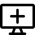 Add Desktop Device Display (Streamline) Free Open-Source SVG Icon