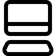 Desktop Computer Display with Keyboard (Streamline) Free Open-Source SVG Icon