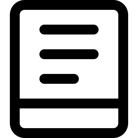 Handheld Tablet Device (Streamline) Free Open-Source SVG Icon (Streamline)