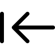 Previous Keyboard Arrow Left (Streamline) Free Open-Source SVG Icon