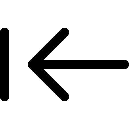 Previous Keyboard Arrow Left (Streamline) Free Open-Source SVG Icon (Streamline)