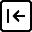 Previous Keyboard Arrow Left (Streamline) Free Open-Source SVG Icon