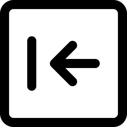 Previous Keyboard Arrow Left (Streamline) Free Open-Source SVG Icon (Streamline)