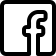 Facebook Logo for Media and Social Use (Streamline) Free Open-Source SVG Icon