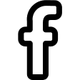 Facebook Social Media Logo (Streamline) Free Open-Source SVG Icon