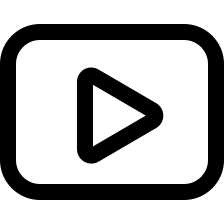 YouTube Video Clip Logo (Streamline) Free Open-Source SVG Icon (Streamline)