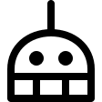 Artificial Intelligence Android Robot (Streamline) Free Open-Source SVG Icon