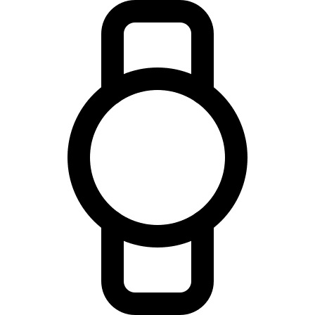 Smart Watch Device with Blank Face (Streamline) Free Open-Source SVG Icon (Streamline)