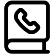 Phonebook Contact List (Streamline) Free Open-Source SVG Icon