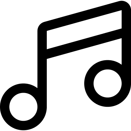 Music Note for Entertainment Audio (Streamline) Free Open-Source SVG Icon (Streamline)