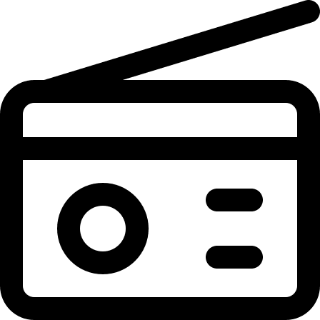 Audio Music Radio Antenna (Streamline) Free Open-Source SVG Icon (Streamline)