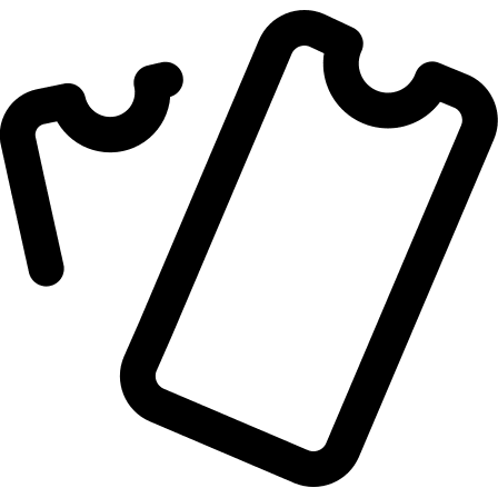 Theater Event Stub Ticket (Streamline) Free Open-Source SVG Icon (Streamline)