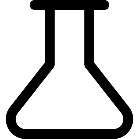 Erlenmeyer Flask Free Open-Source SVG Icon (Streamline)