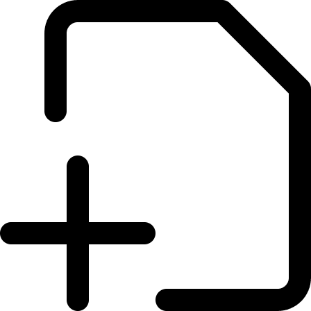 Alternate File Addition Free Open-Source SVG Icon (Streamline)