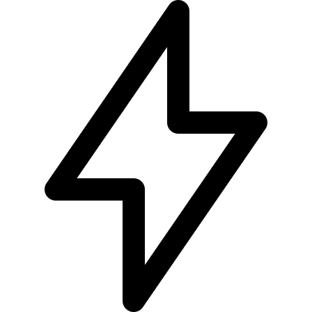 Flash Symbol (Streamline) Free Open-Source SVG Icon (Streamline)