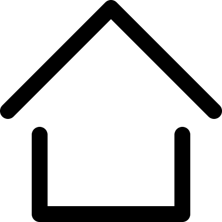 Home Interface Map with Roof Design Free Open-Source SVG Icon (Streamline)