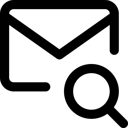 Mail Search Feature Free Open-Source SVG Icon (Streamline)