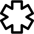 Medical Cross Symbol Free Open-Source SVG Icon