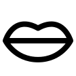 Mouth and Lip Representation Free Open-Source SVG Icon