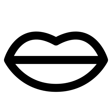 Mouth and Lip Representation Free Open-Source SVG Icon (Streamline)