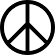 Peace Symbol in Religion and Culture Free Open-Source SVG Icon