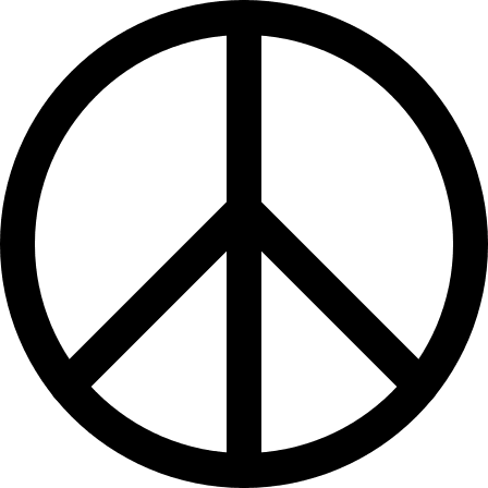 Peace Symbol in Religion and Culture Free Open-Source SVG Icon (Streamline)