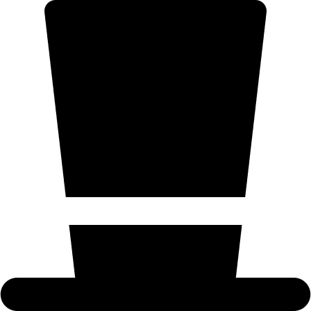 Tall Solid Hat Free Open-Source SVG Icon (Streamline)