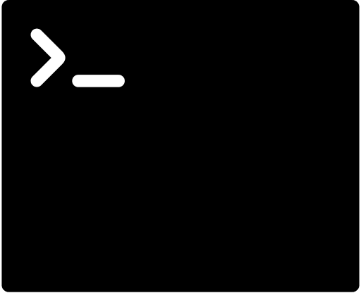 Terminal Command Line Interface Free Open-Source SVG Icon (SVG Logos)