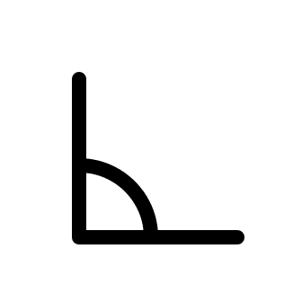 Angle Measurement Free Open-Source SVG Icon (System UIcons)