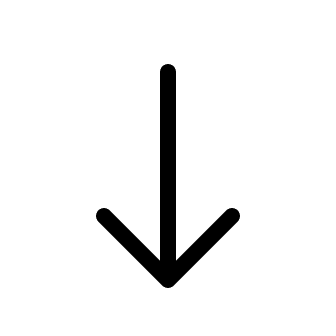 Downward Arrow Free Open-Source SVG Icon (System UIcons)