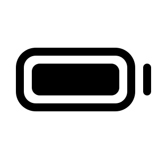 Full Battery Charge (System UIcons) Free Open-Source SVG Icon (System UIcons)