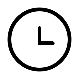 Clock Timepiece Free Open-Source SVG Icon (System UIcons)