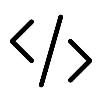 Code Snippet Free Open-Source SVG Icon (System UIcons)