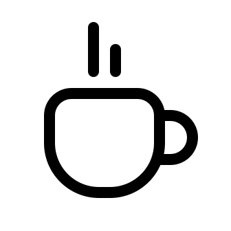 Coffee Beverage Free Open-Source SVG Icon (System UIcons)