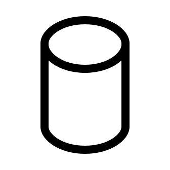 Cylinder Shape Free Open-Source SVG Icon (System UIcons)