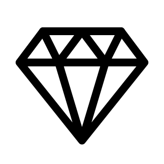 Diamond Shape Free Open-Source SVG Icon (System UIcons)