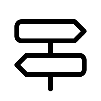 Navigation Directions Free Open-Source SVG Icon (System UIcons)