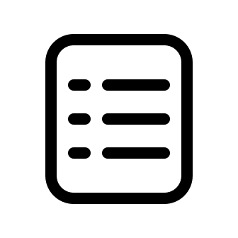 Document List Overview Free Open-Source SVG Icon (System UIcons)