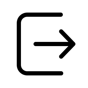 Exit to the Right Free Open-Source SVG Icon (System UIcons)