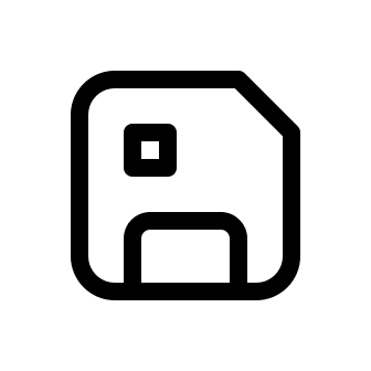 Floppy Disk Storage Device Free Open-Source SVG Icon (System UIcons)