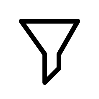 Funnel Tool Free Open-Source SVG Icon (System UIcons)